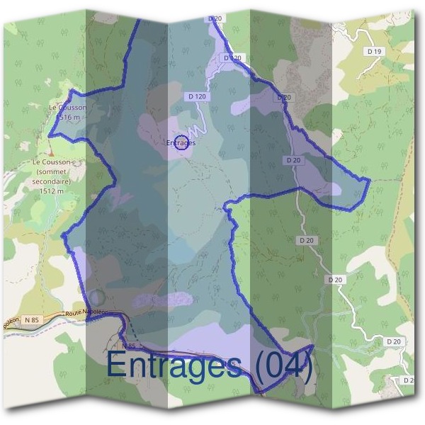 Mairie d'Entrages (04)