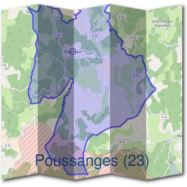 Mairie de Poussanges (23)