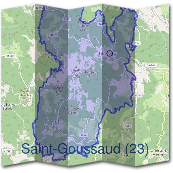 Mairie de Saint-Goussaud (23)