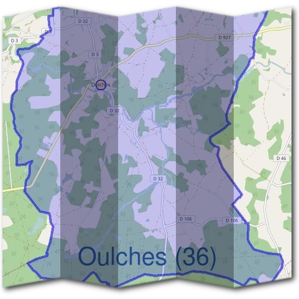 Mairie d'Oulches (36)