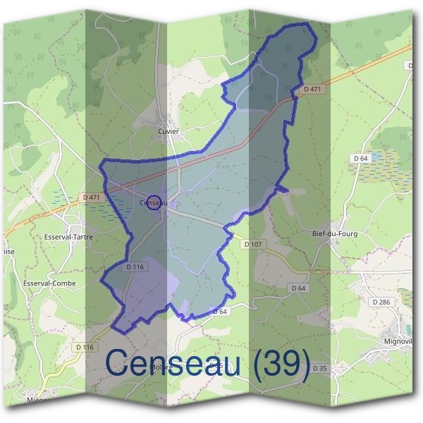 Mairie de Censeau (39)