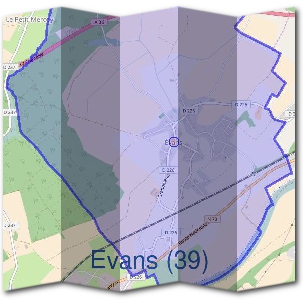 Mairie de Évans (39)