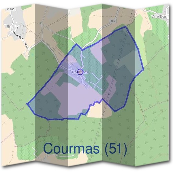 Mairie de Courmas (51)