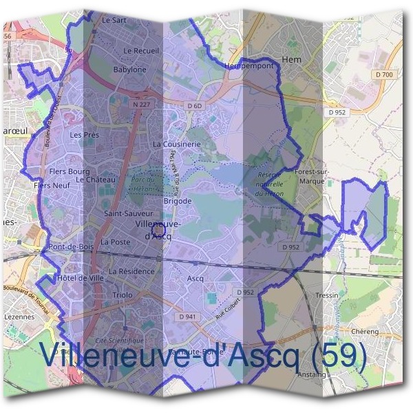 Mairie de Villeneuve-d'Ascq (59)