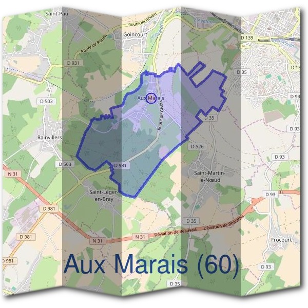 Mairie d'Aux Marais (60)