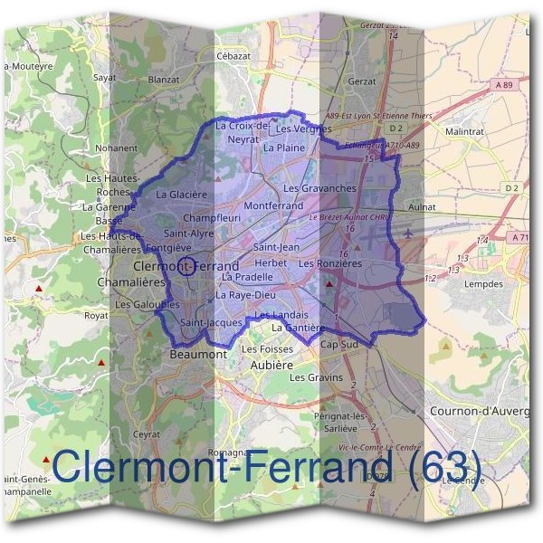 Mairie de Clermont-Ferrand (63)