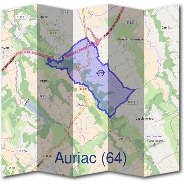 Mairie d'Auriac (64)