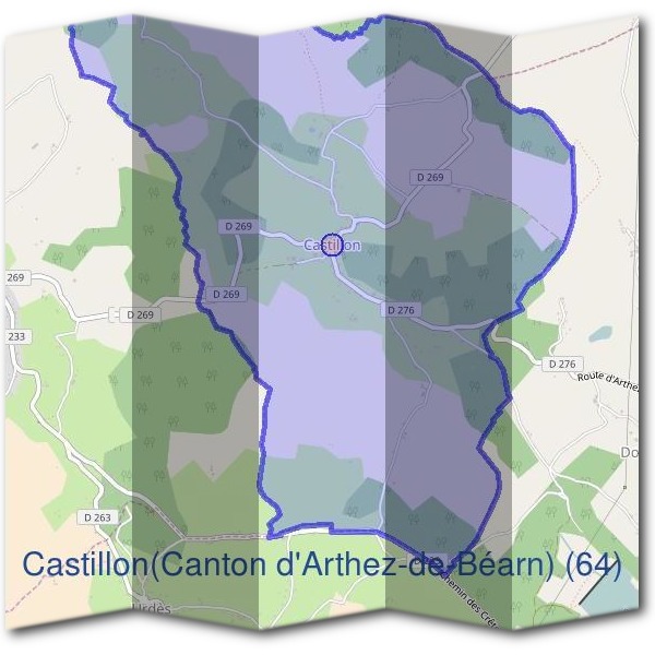 Mairie de Castillon(Canton d'Arthez-de-Béarn) (64)