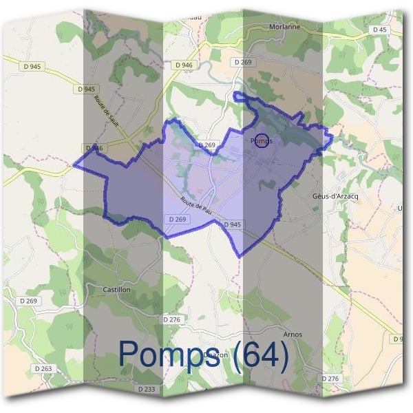 Mairie de Pomps (64)