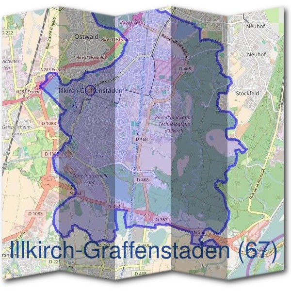 Mairie d'Illkirch-Graffenstaden (67)