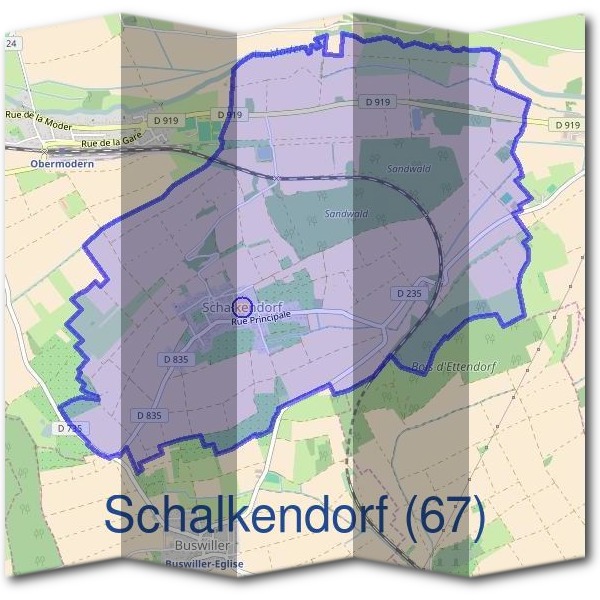 Mairie de Schalkendorf (67)