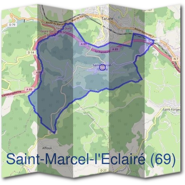 Mairie de Saint-Marcel-l'Éclairé (69)