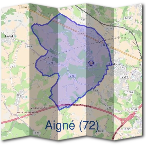 Mairie d'Aigné (72)