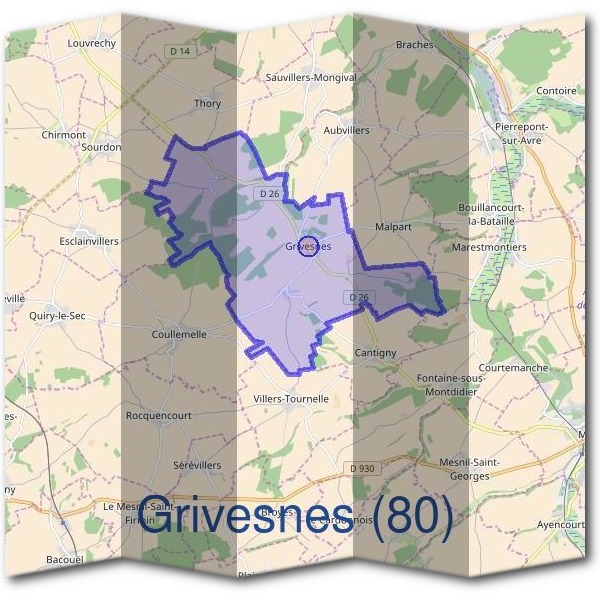 Mairie de Grivesnes (80)