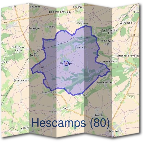 Mairie d'Hescamps (80)