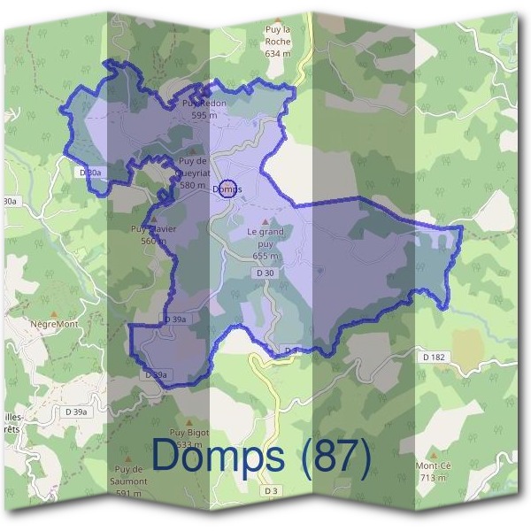 Mairie de Domps (87)