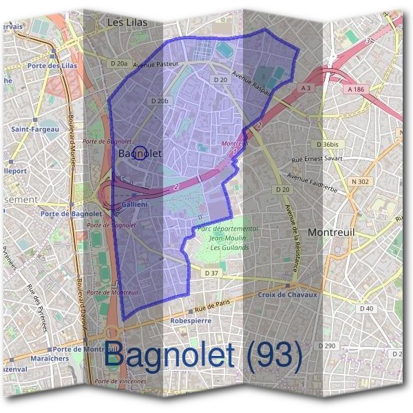 Mairie de Bagnolet (93)